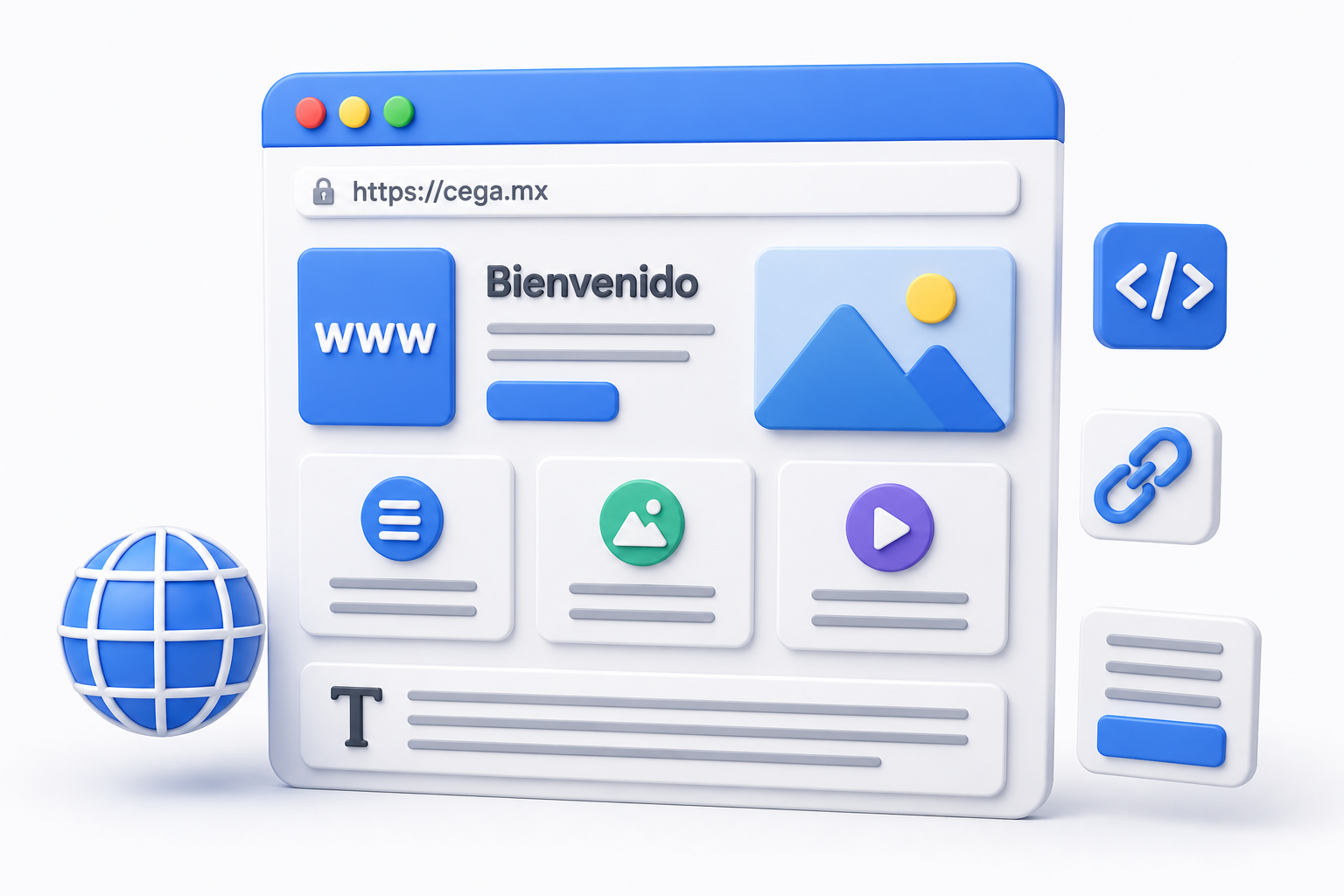 Ejemplo de página web